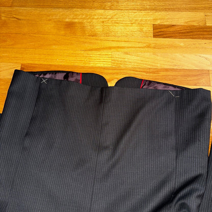 Pierre Cardin Paris 44R Black Blazer Suit Jacket Vintage High End Designer VTG