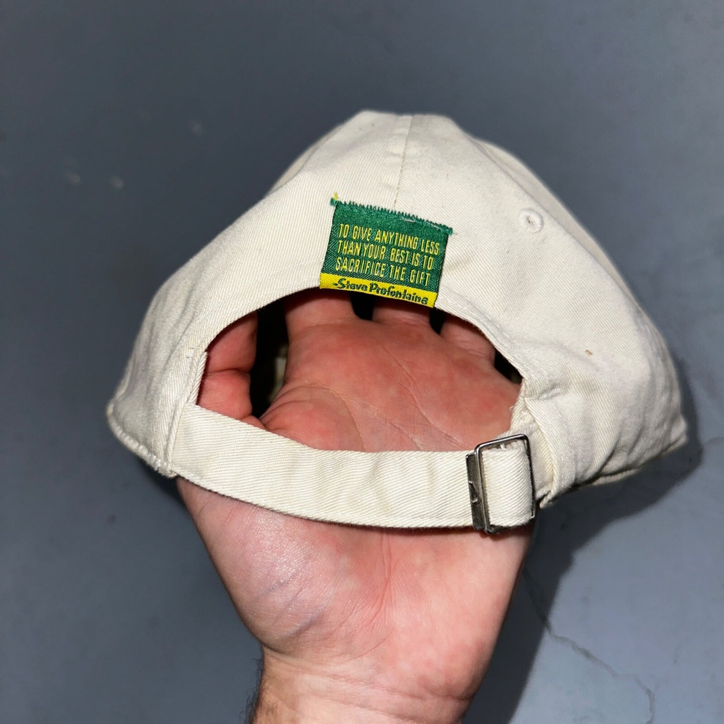 Nike GO PRE Vintage Hat Cap Strap Back Swoosh Stop Tailwind 90s Prefontaine