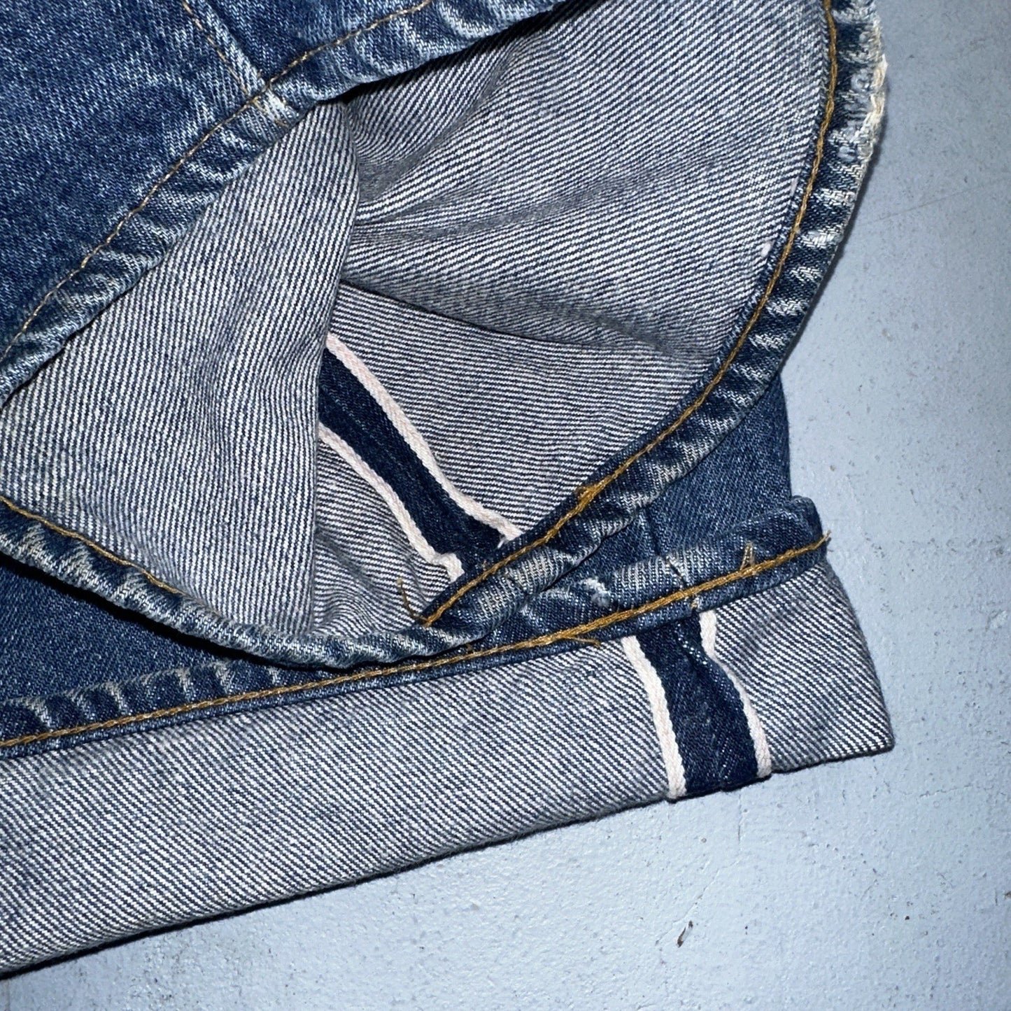 Levis 501 Vintage 80s Redline Selvedge USA XX Jeans Med Wash 42x34 Act 39x31