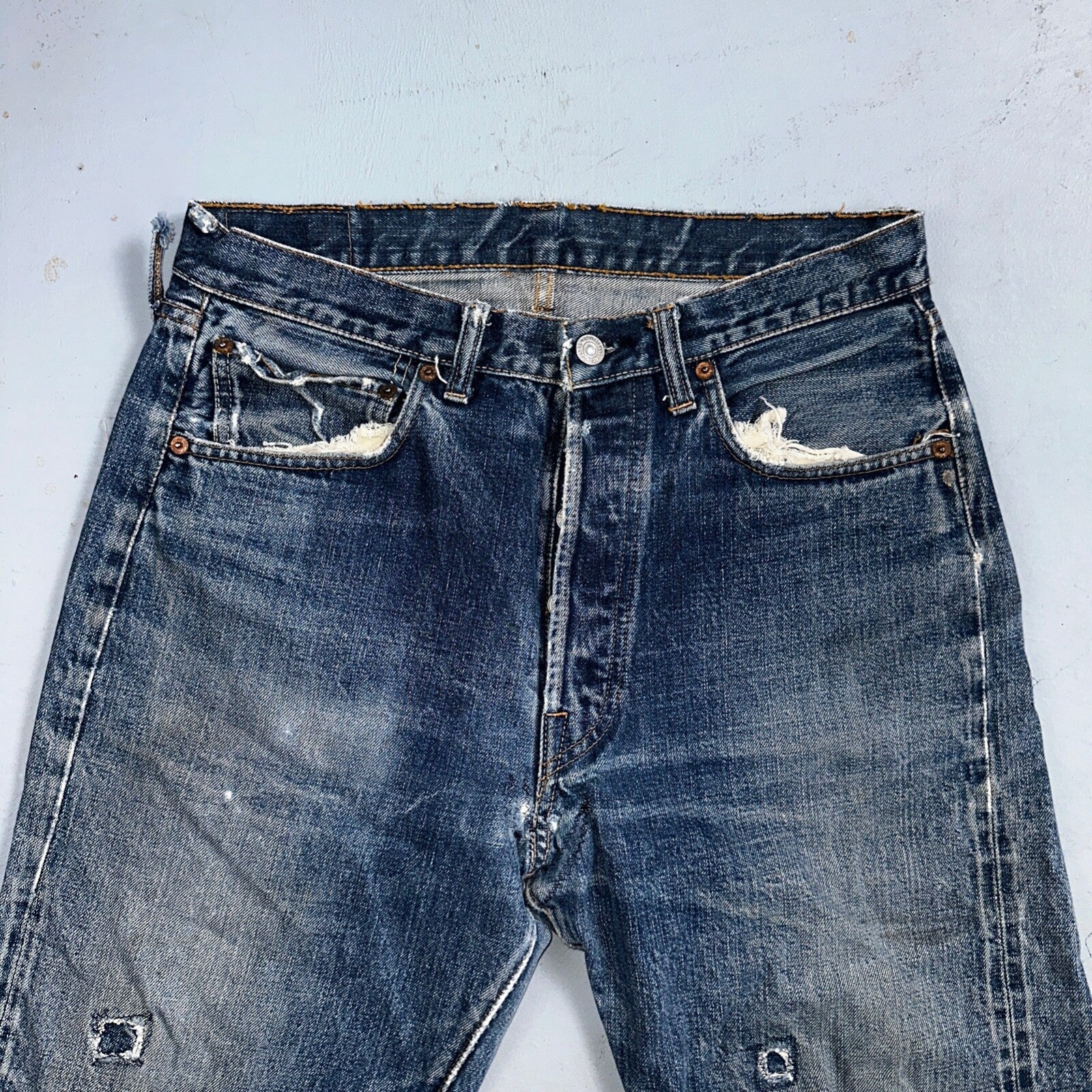 Levis 501 Big E Vintage 60s Redline Selvedge USA XX 66 Jeans 1960s Act 30X32