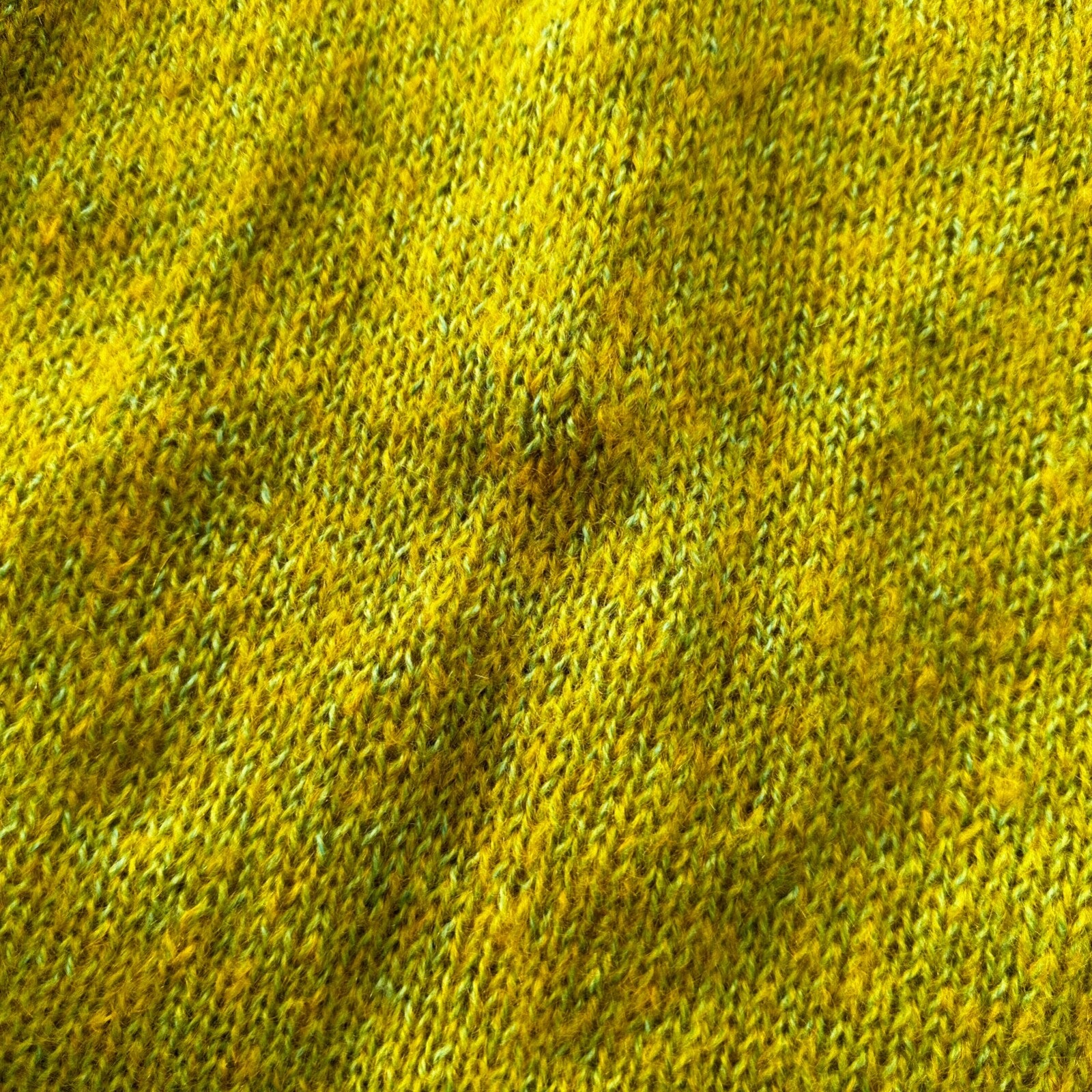 VTG 1960s Green Yellow Pukey Knit Cardigan Sweater Rockabilly 60s Wool Grunge