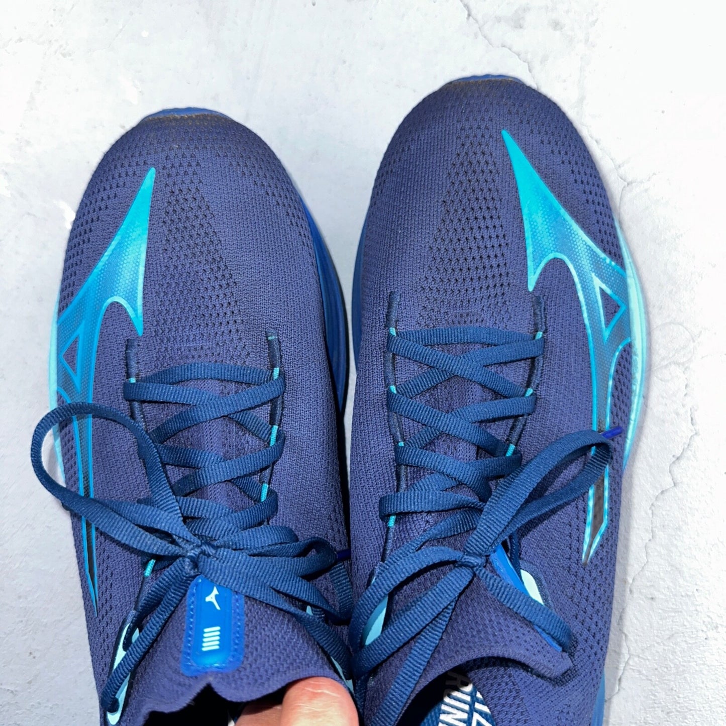 Mizuno Mens Sneakers Blue Size 11 Neo Vista Running Breathable Comfort Light