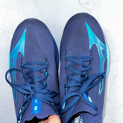 Mizuno Mens Sneakers Blue Size 11 Neo Vista Running Breathable Comfort Light