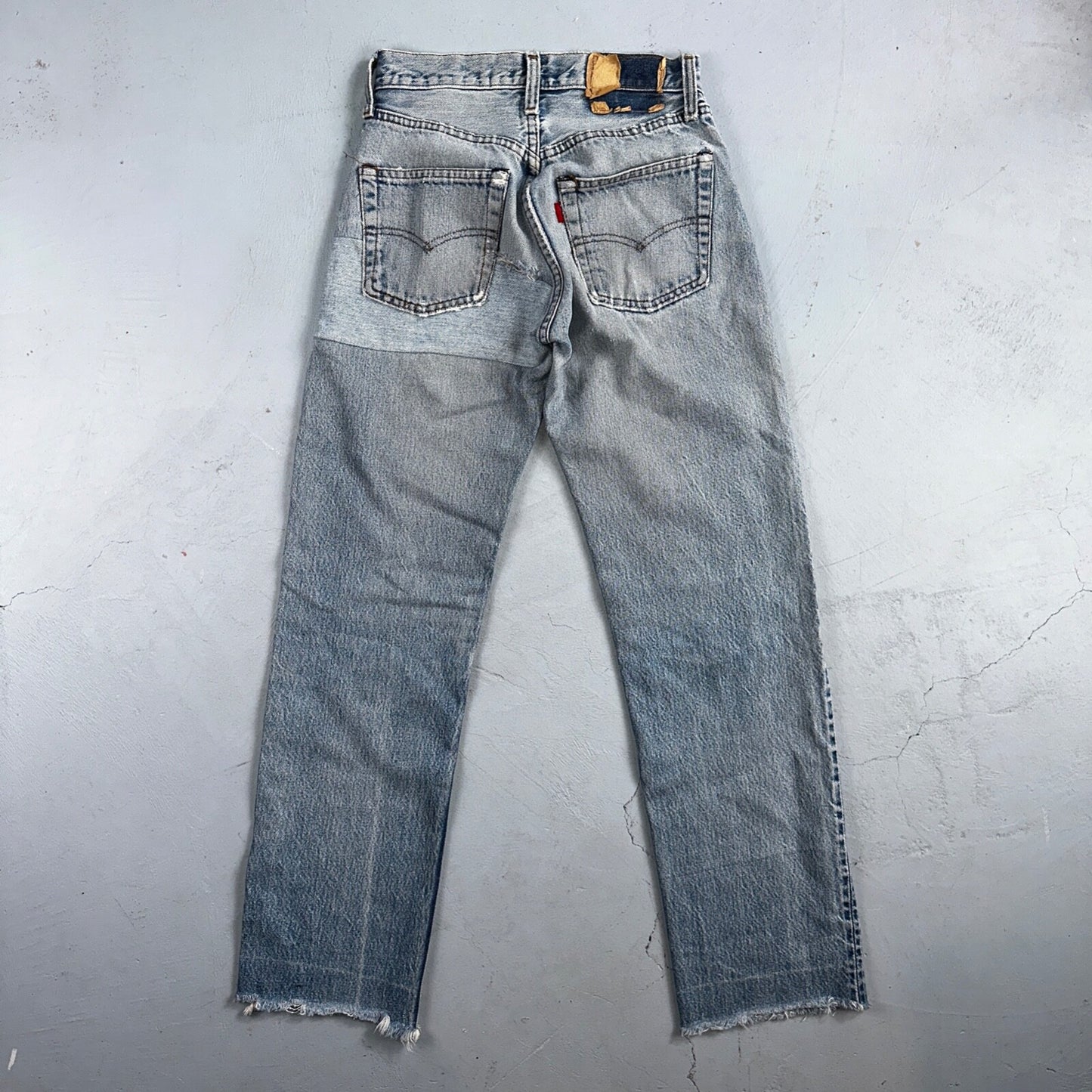 Levis 501 Vintage 80s Redline Selvedge USA XX Jeans Light Wash 524 Act 25x29