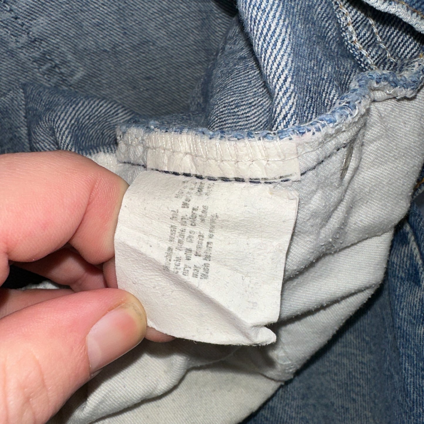 Levis 517 Vintage 80s USA Orange Tab Bootcut Flare Blue Jeans Talon Act 34x28