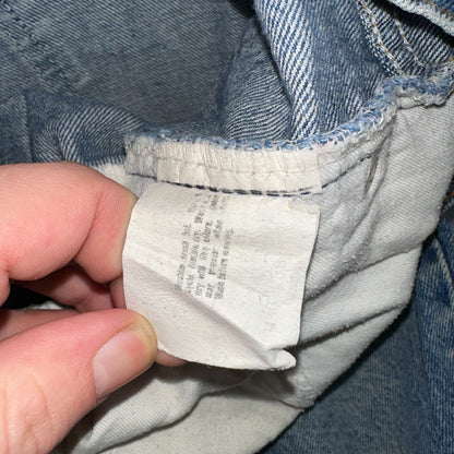 Levis 517 Vintage 80s USA Orange Tab Bootcut Flare Blue Jeans Talon Act 34x28