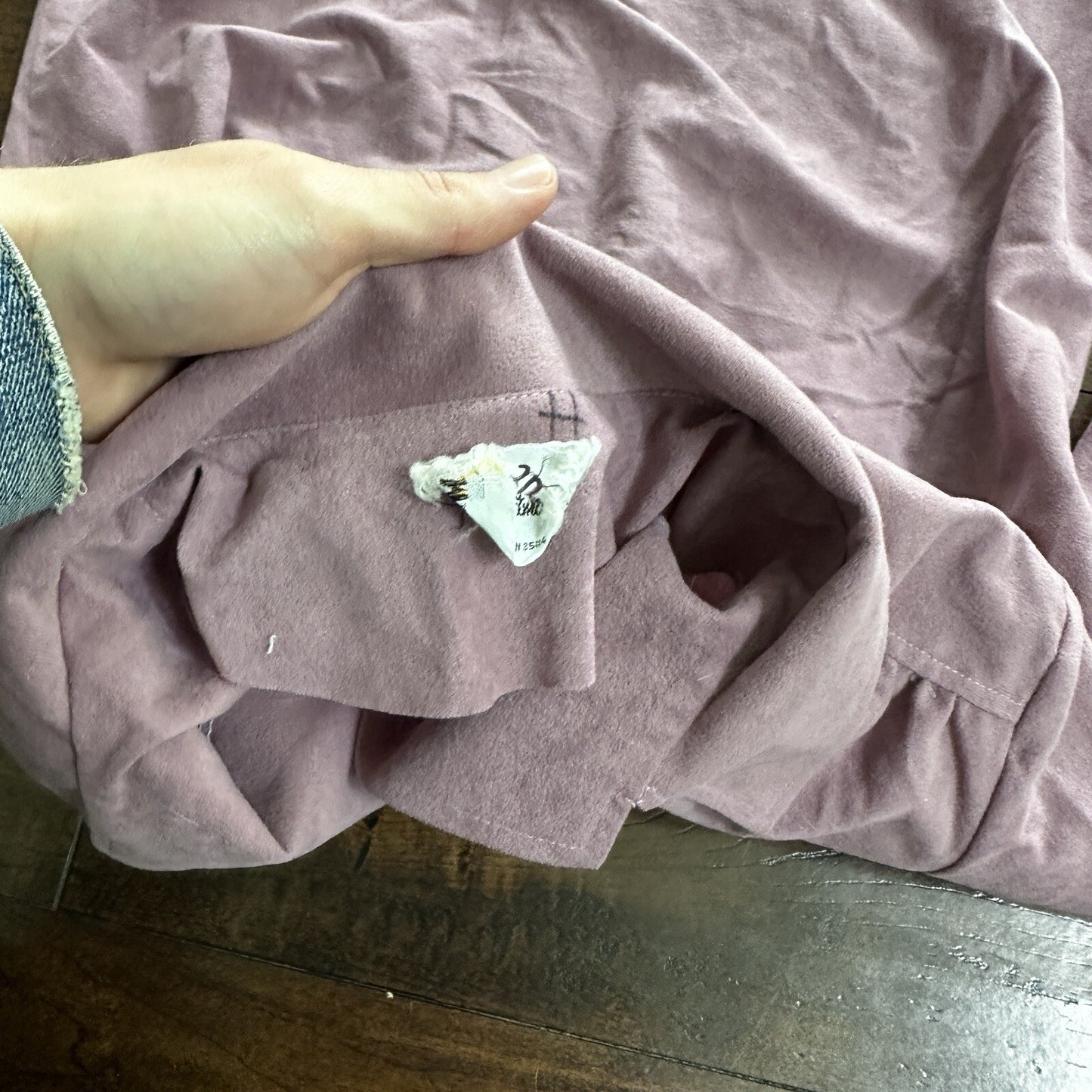 VTG Marty Gutmacker Soft Purple Button Down Shirt Disco Blouse Rockabilly 60s