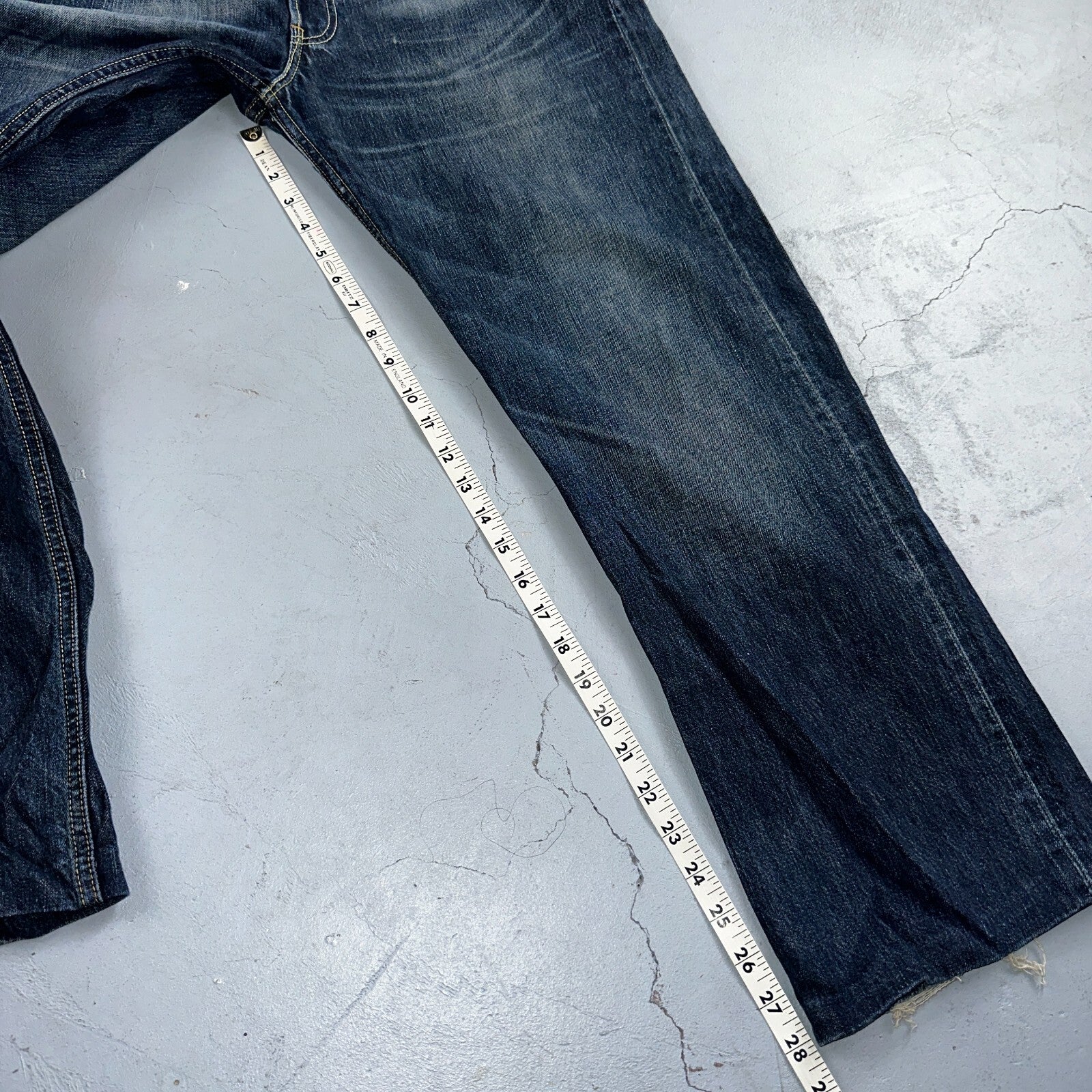 Levis 501 Vintage Y2K XX Straight Leg Jeans Blue Med Wash 34x34 Act 32x28