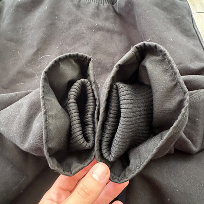 VTG Carhartt Active Jacket Adult XL Duck Canvas Black Workwear Hood 104050