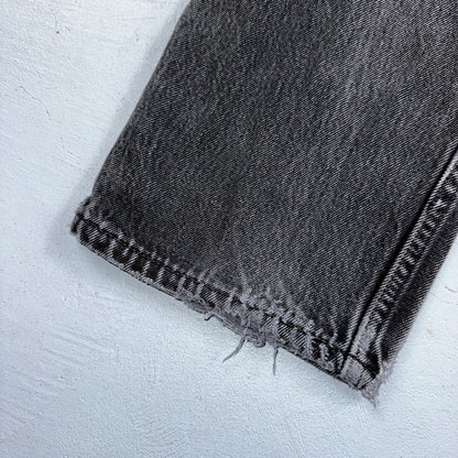 Levis 501 Vintage 90s USA XX Straight Leg Jeans Black Med Wash 32x32 Act 30x30