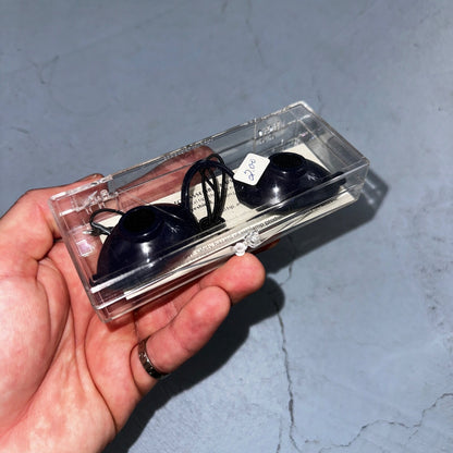 Vintage 1986 LUCAS Super Sunnies Eyeshields Navy Tanning Bed Protection Eyewear