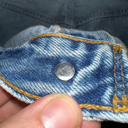 Levis 501 Vintage 90s Mexico Straight Leg Jeans 40x32 Y2K Light Wash Act 37x30