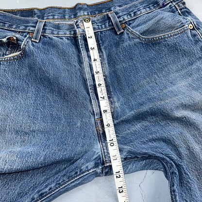 Levis 501 Vintage 90s Mexico Straight Leg Jeans 36x32 Y2K Med Wash Act 34x30