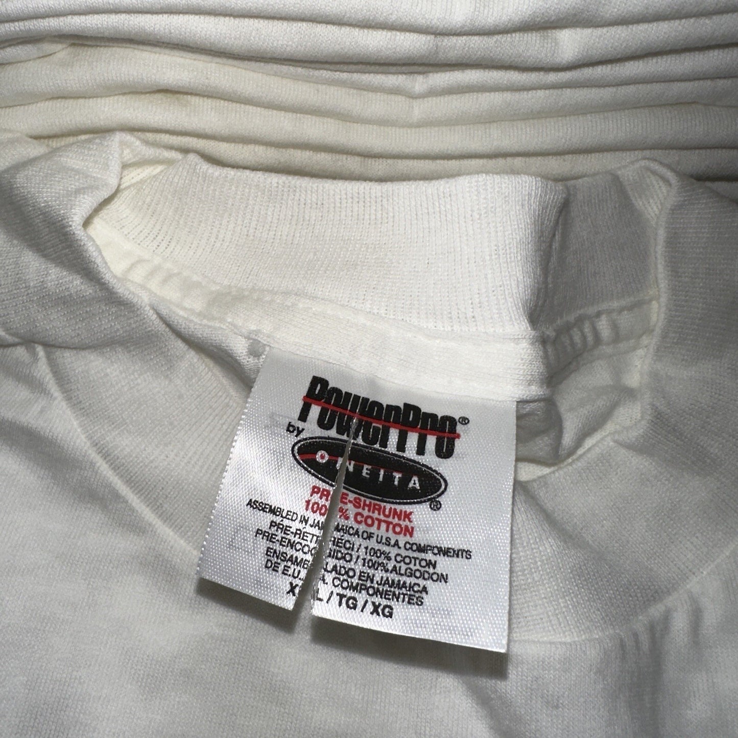 VTG Oneita XL Blank White T Shirt 90s Basic Rap Single Stitch ONE TEE LOT AVAIL