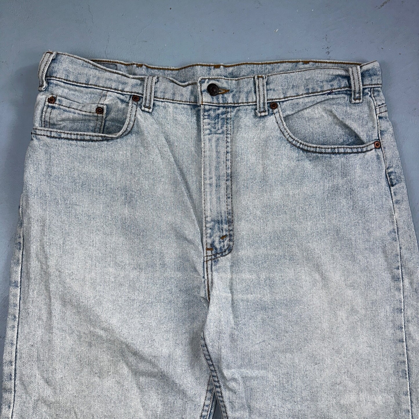 Levis 505 Vintage 90s USA XX Jeans Blue 501 Light Wash 38x30 Act 36x28