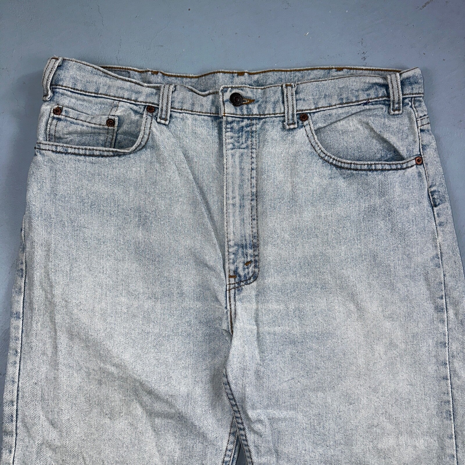 Levis 505 Vintage 90s USA XX Jeans Blue 501 Light Wash 38x30 Act 36x28