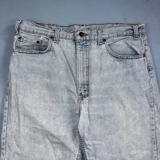Levis 505 Vintage 90s USA XX Jeans Blue 501 Light Wash 38x30 Act 36x28