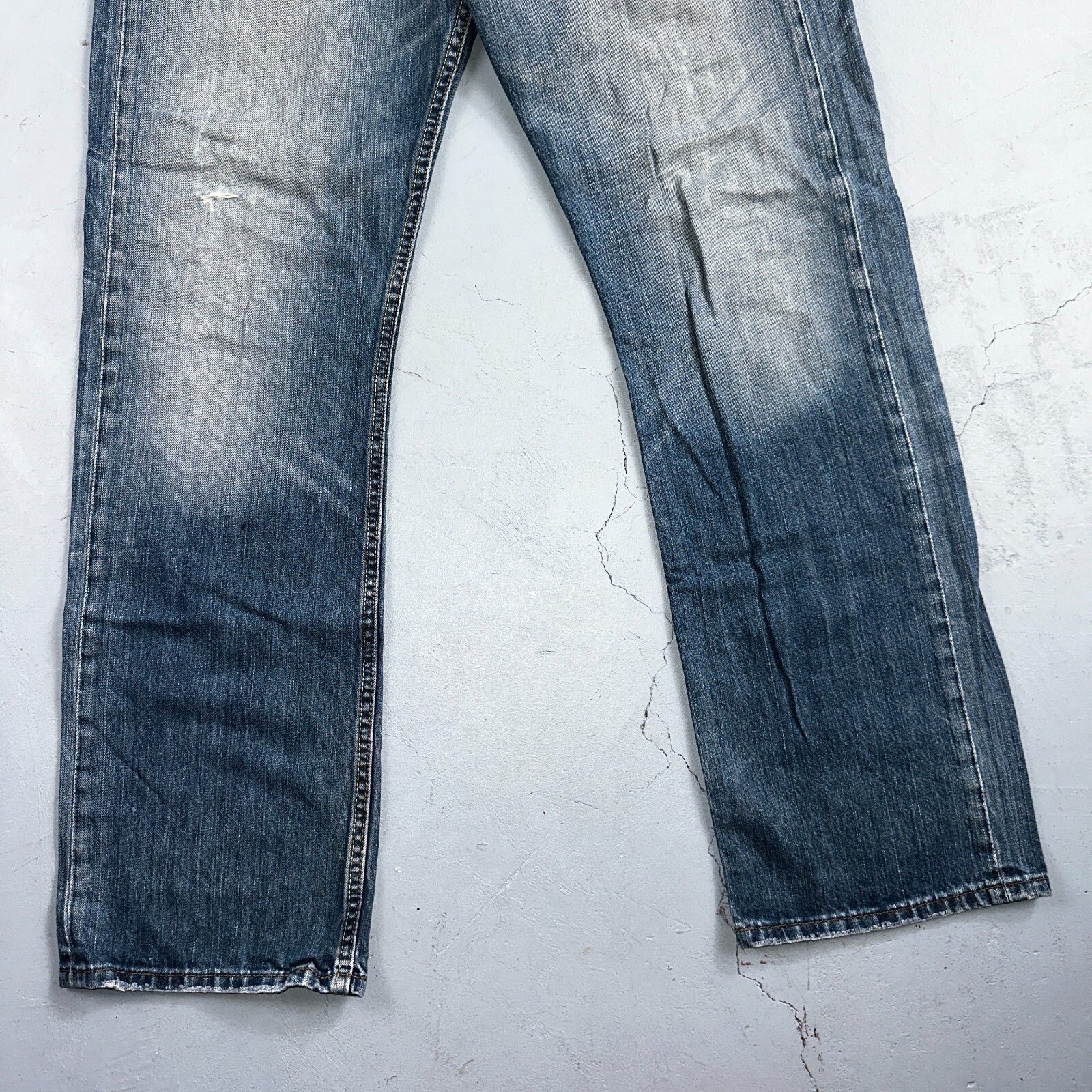 Levis 501 Vintage Y2K XX Straight Leg Jeans Blue Med Wash 33x32 Act 32x31