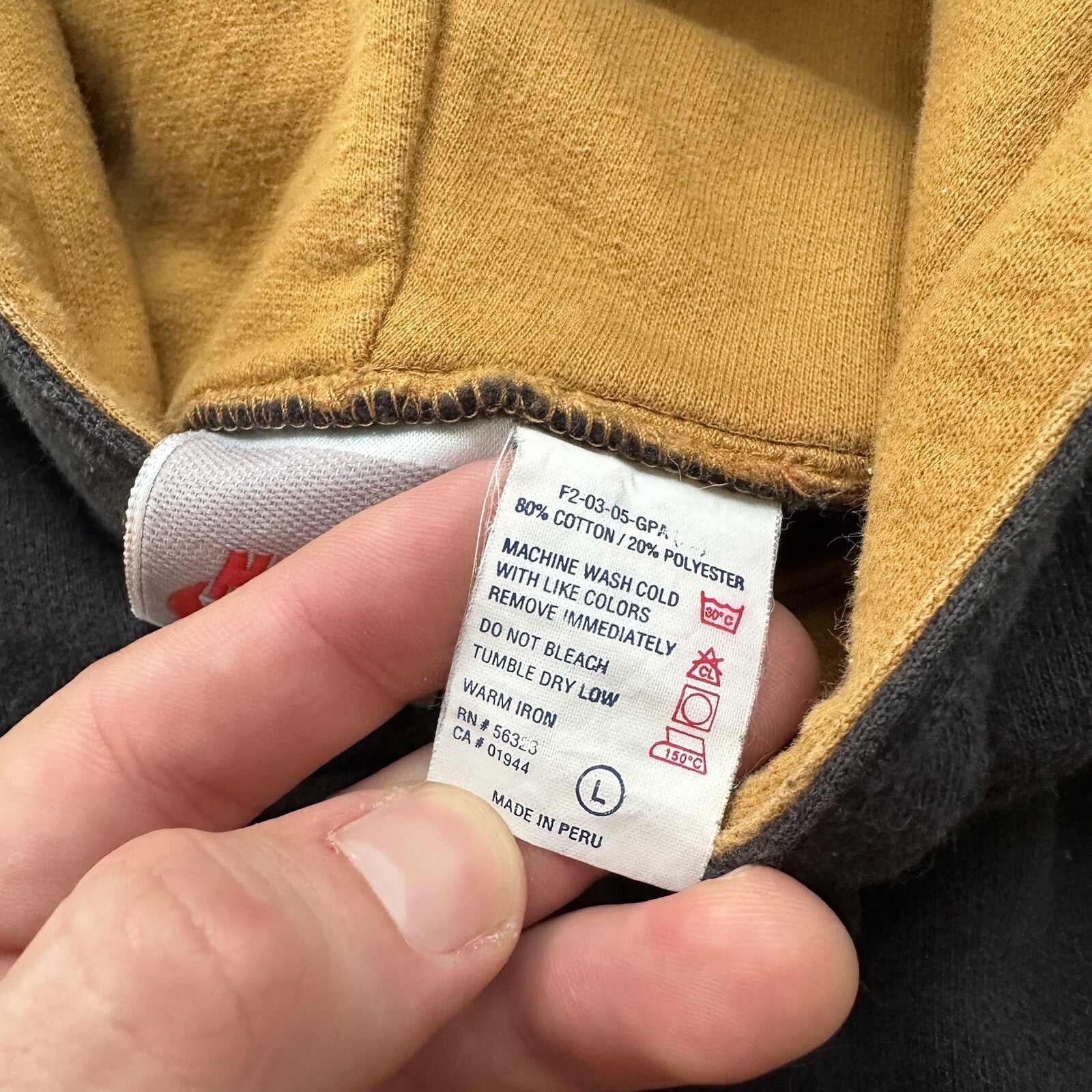 Nike Vintage Sweatshirt Mens T Shirt Tonal Hoodie Center Swoosh Rap Fall Brown