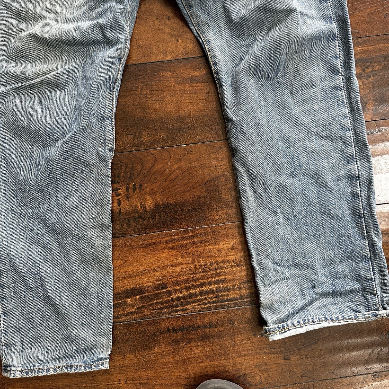 Levis 501 Vintage Y2K Straight Leg XX 2000s Jeans 35x30 Light Wash 36x28