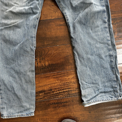 Levis 501 Vintage Y2K Straight Leg XX 2000s Jeans 35x30 Light Wash 36x28