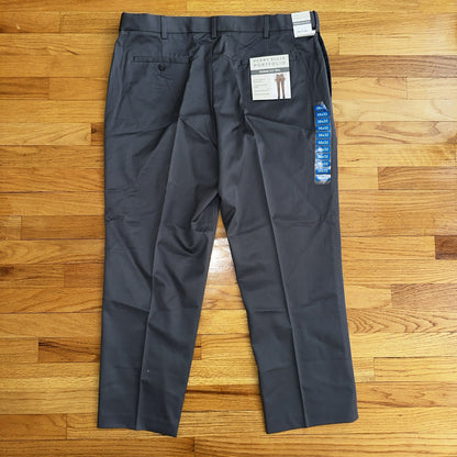 NWT Perry Ellis Portfolio Dress Pants Men 38 x 27 Travel-Luxe Gray Hemmed 32