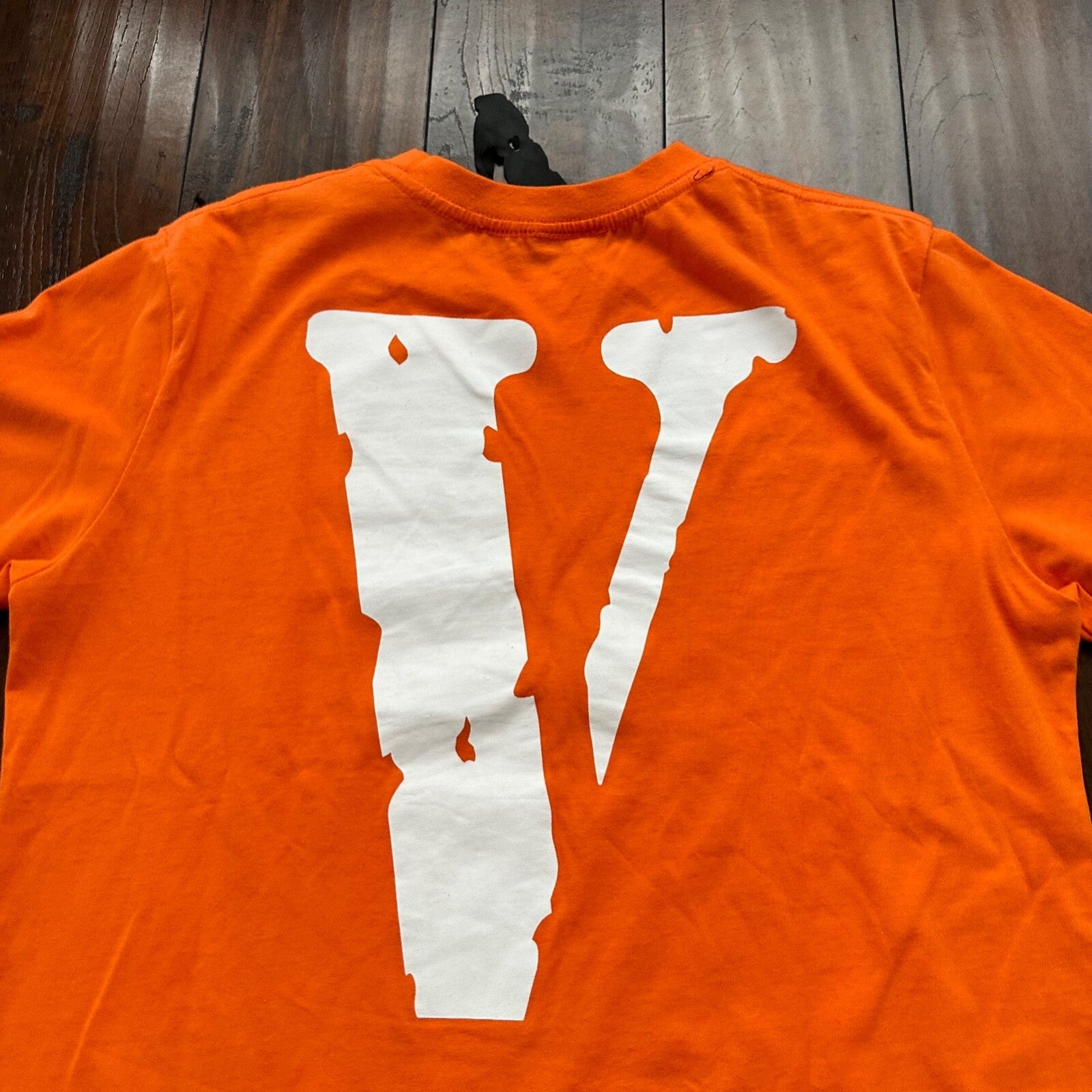Vlone T-Shirt Orange 100% Authentic Rare USA XL