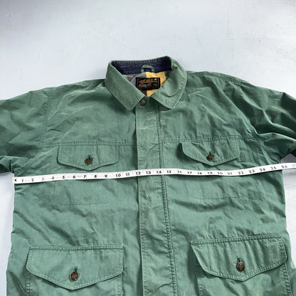 Eddie Bauer VTG Jacket L Full Zip Garden Chore Faded 1980s 80s Rare Coat Hiking