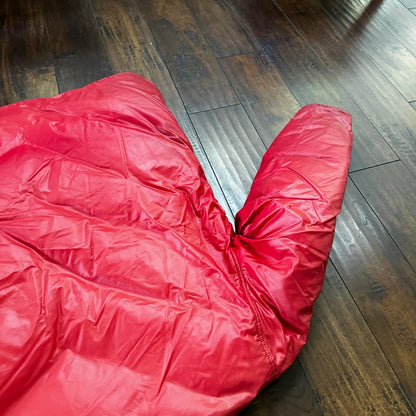 VTG 1960's Roffe Down Filled Ski Jacket Blue XL Mens Parka Red Warm