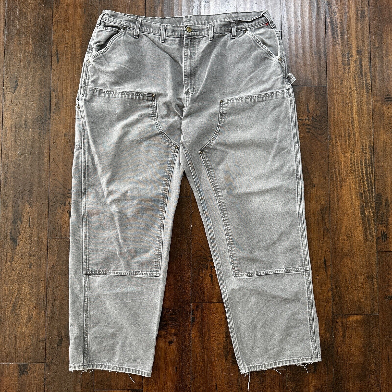 Carhartt B136 GVL Double Knee Carpenter Pants Size 44x34 (Fits 40x30) Dungaree