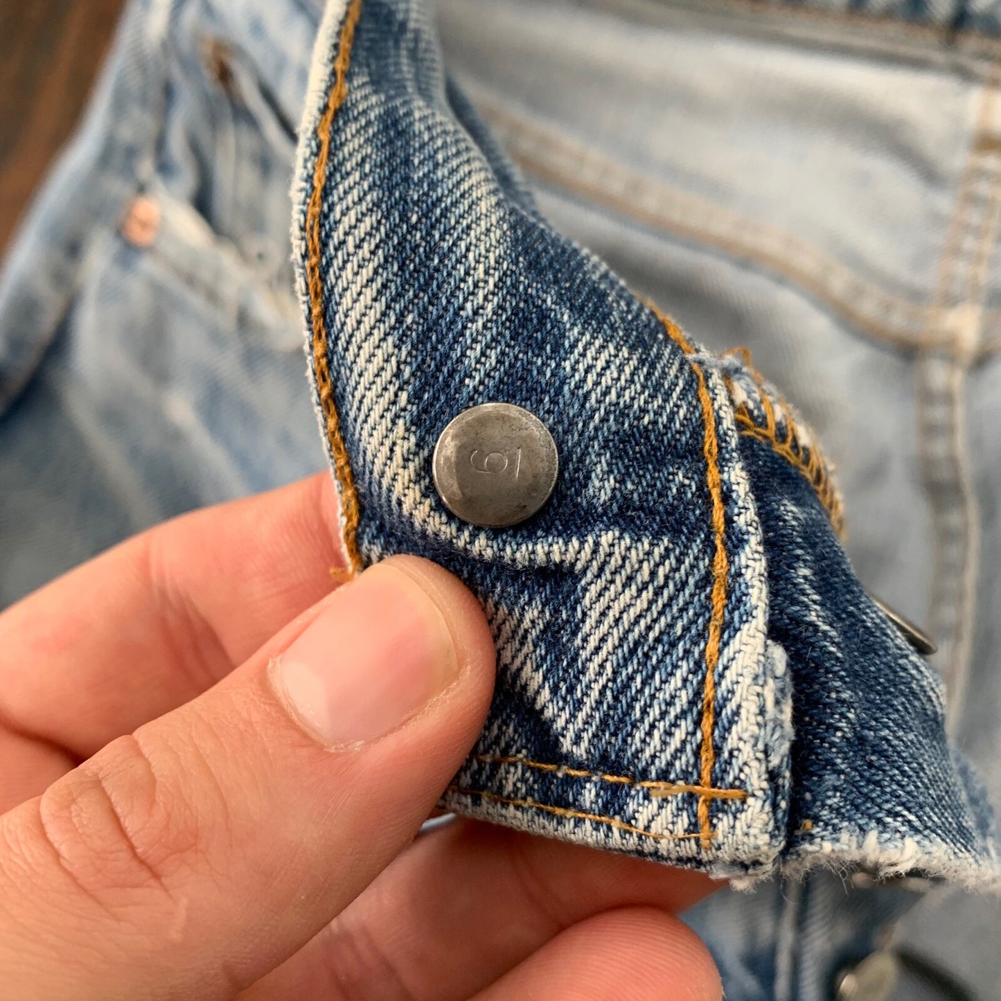 Levis Vintage 80s Redline Selvedge USA 501 XX Jeans 66 70s 32x34 Act 30x26