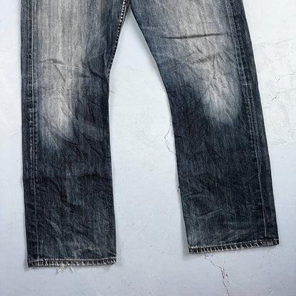 Levis 501 Vintage Y2K XX Straight Leg Jeans Blue Med Wash 33x30 Act 32x28