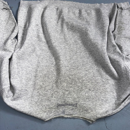 Disney Mickey Mouse VTG Disneyland Gray Fleece Sweatshirt Size XL Thrashed