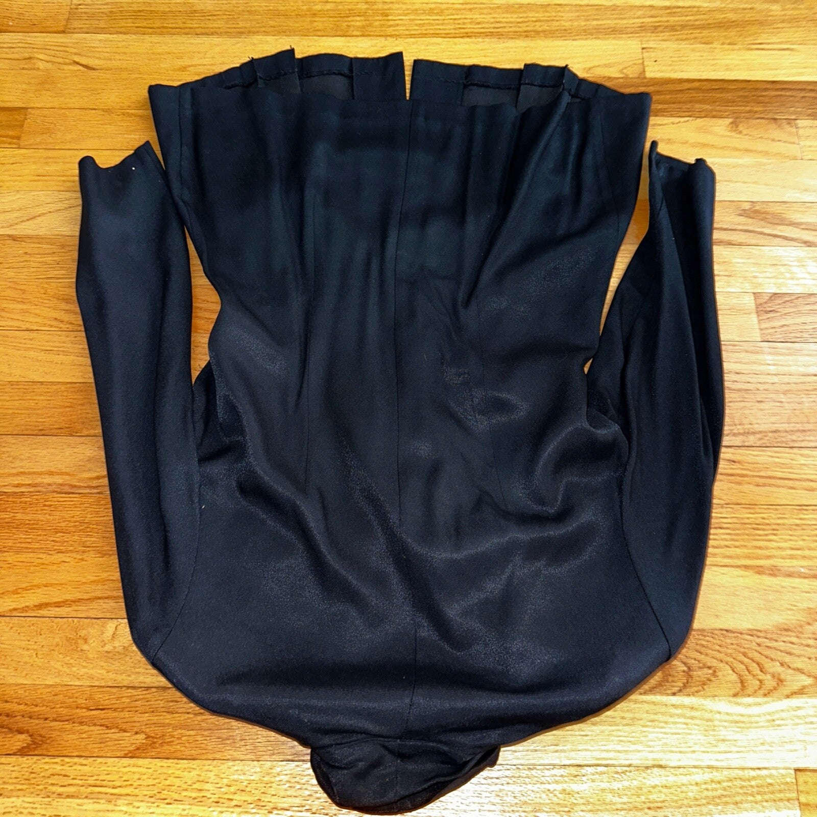 Lew Magram Blazer Jacket Womens Size 12 Black Pleated Work Office Button Up VTG