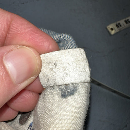 Levis 501 VTG 70s SS Redline Selvedge Jeans XX Med Wash Thrashed Act 35x26