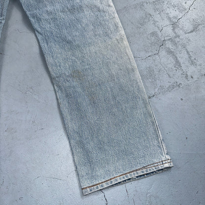 Levis 501 Vintage 80s Redline Selvedge USA XX Jeans Light Wash 1980s Act 30x29