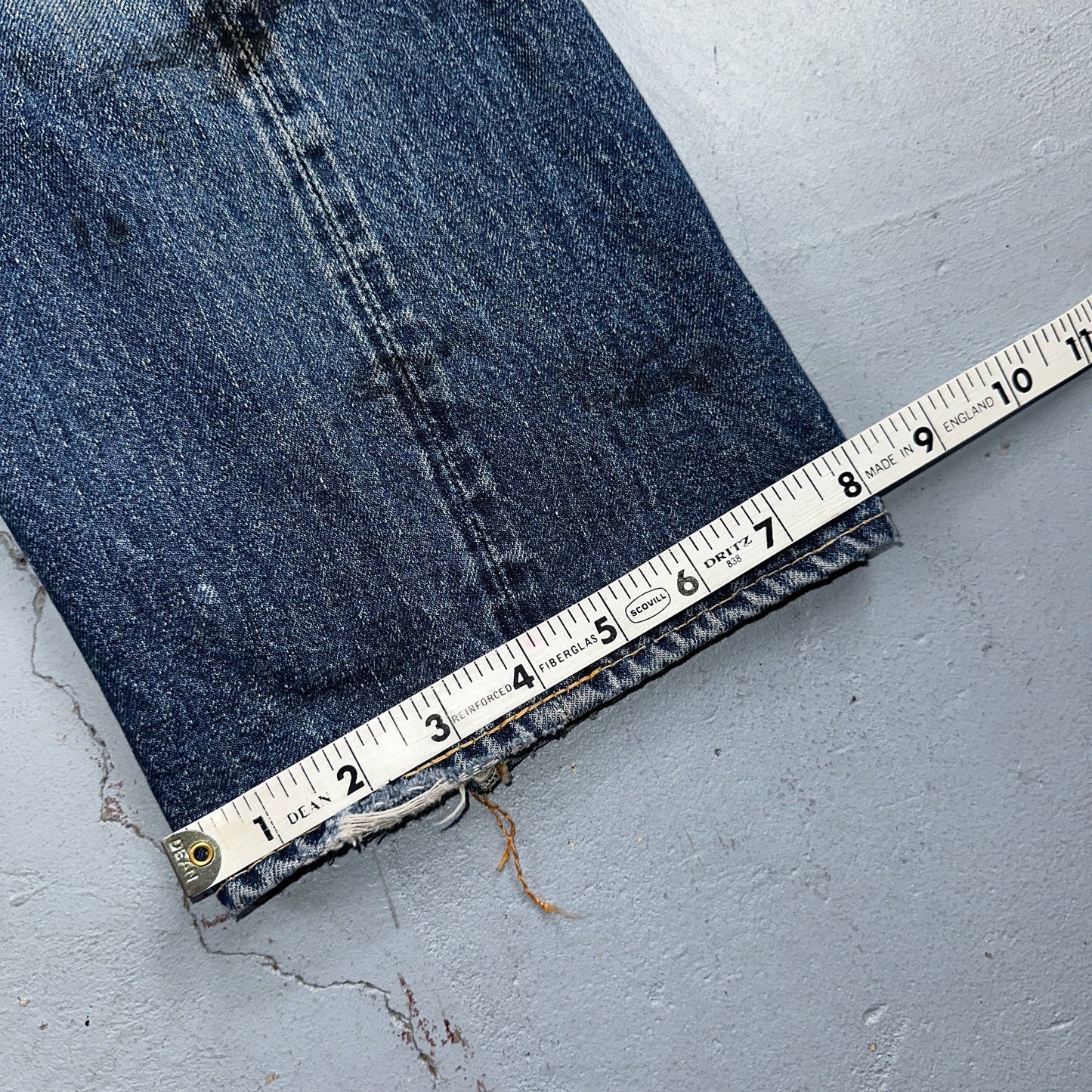 Levis 501 XX Big E Vintage 50s Redline Selvedge USA XX Reworked Jeans 29x29