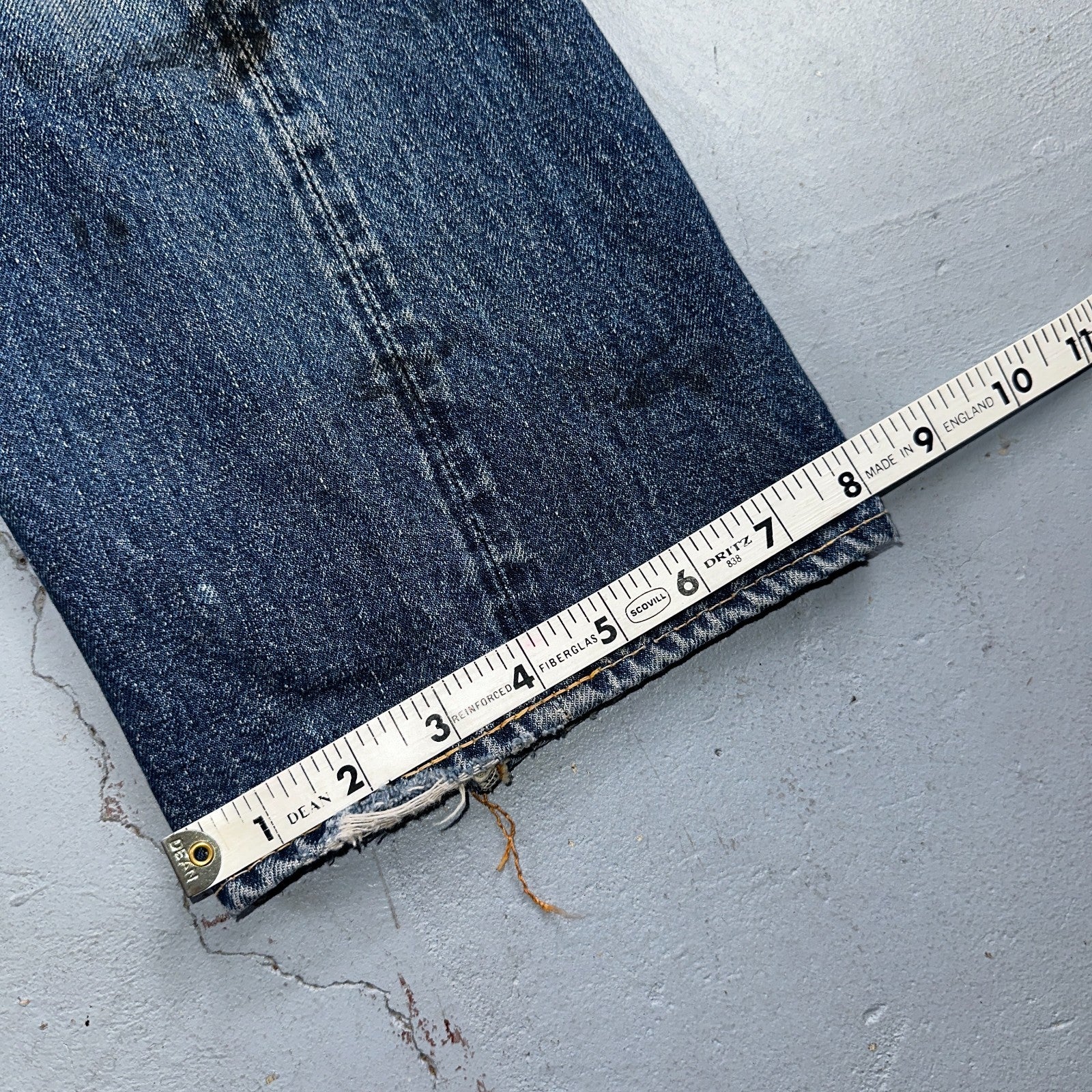 Levis 501 XX Big E Vintage 50s Redline Selvedge USA XX Reworked Jeans 29x29