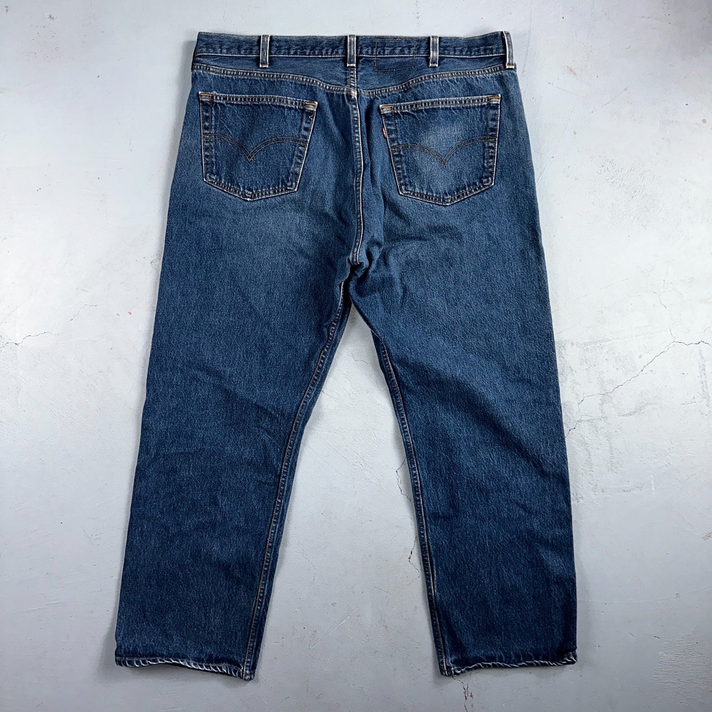 Levis 501 Vintage 90s USA XX Straight Leg Jeans Blue Med Wash 44x32 Act 40x28