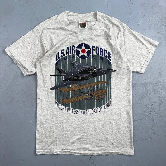USAF VTG T Shirt US Air Force 90s FOTL Dayton Ohio Plane Jet Military
