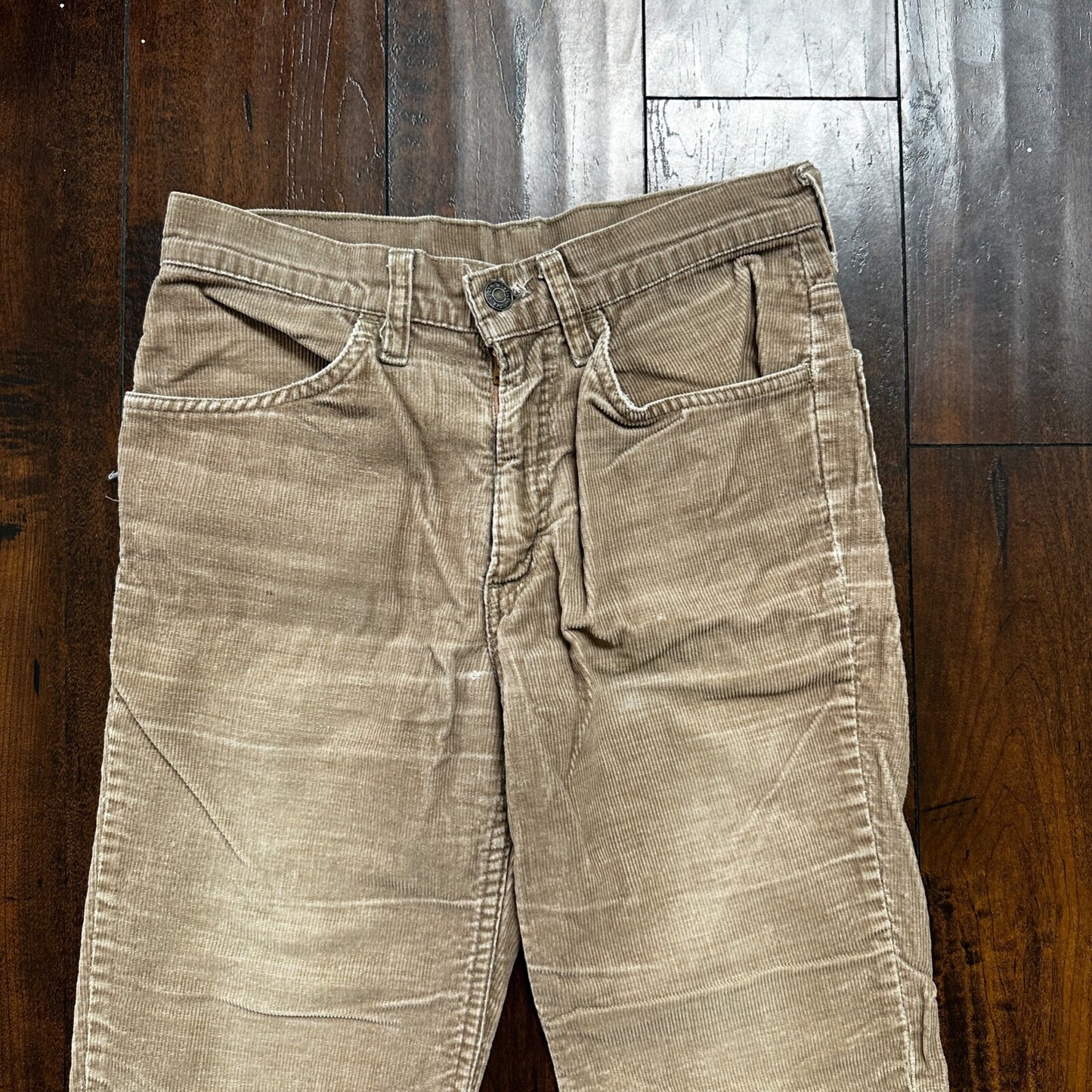 VTG Levi's 684 Corduroy Pants Bell Bottom USA 28x29 Boot Cut 1970s 70s Brown