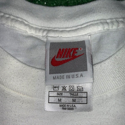 Jordan Babe Ruth Baseball Vintage Nike T Shirt USA Rare Play Hoop 90s Gray Tag