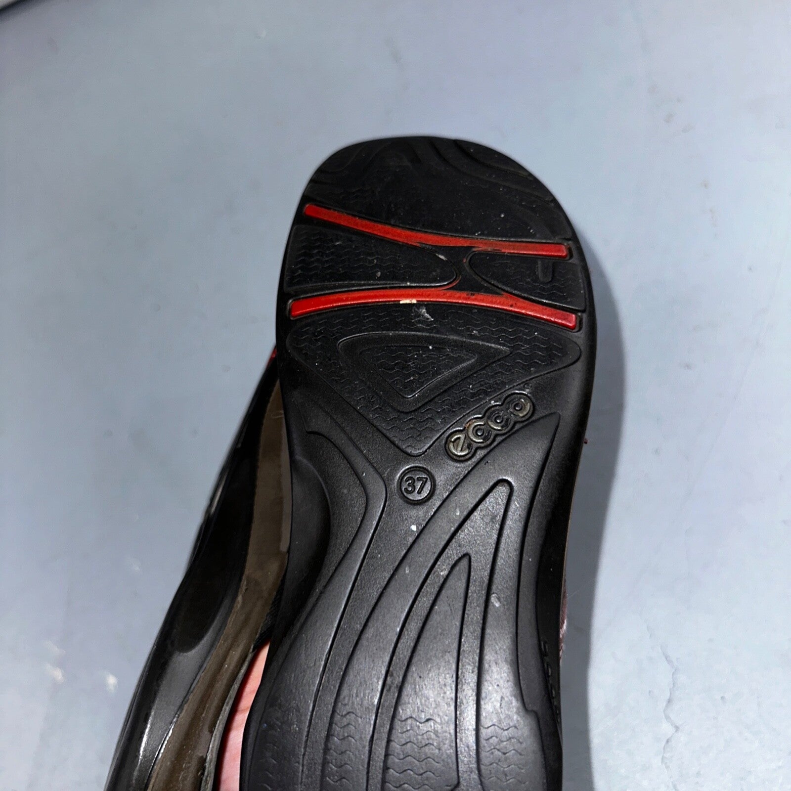 Ecco Hiking Sandals Womens 37 US 6/6.5 Brown Offroad Yucatan Outdoors FLAWS