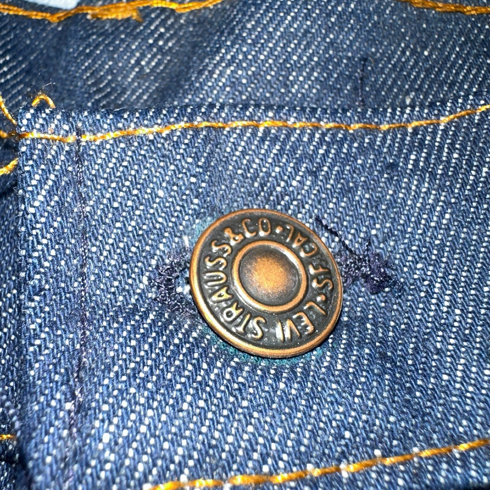 Levis 646 Deadstock 70s USA Orange Tab Bootcut Flare Bell Bottom NOS Jeans 42x32