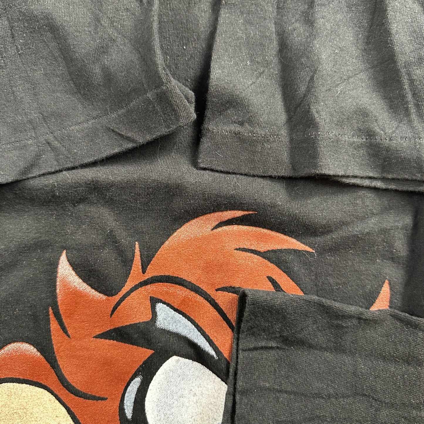 Vintage 1997 TAZ Tazmanian Devil WTF You Looking At Warner Bros Funny Joke Large