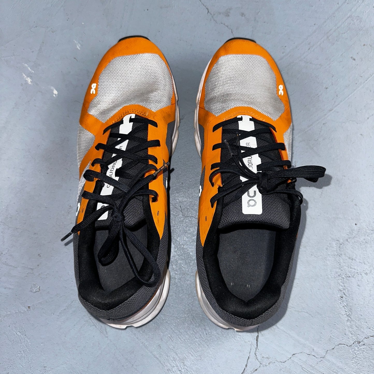 On Cloud Cloud Runner Running Shoes Men’s Sz 12 Orange Gray Athletic Trainers