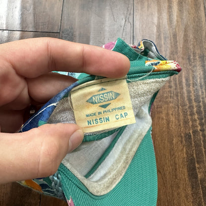 Hawaii Floral Vintage Hat Cap Snapback Music 90s 80s Used Nissan Rare Summer