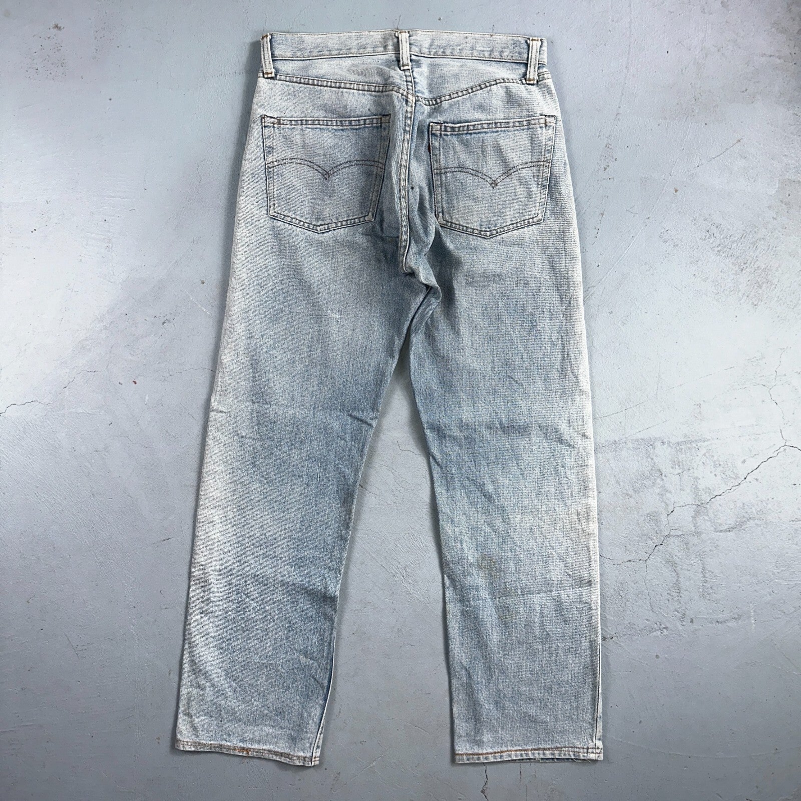 Levis 501 Vintage 80s Redline Selvedge USA XX Jeans Light Wash 1980s Act 30x29