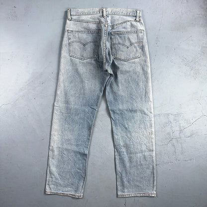 Levis 501 Vintage 80s Redline Selvedge USA XX Jeans Light Wash 1980s Act 30x29