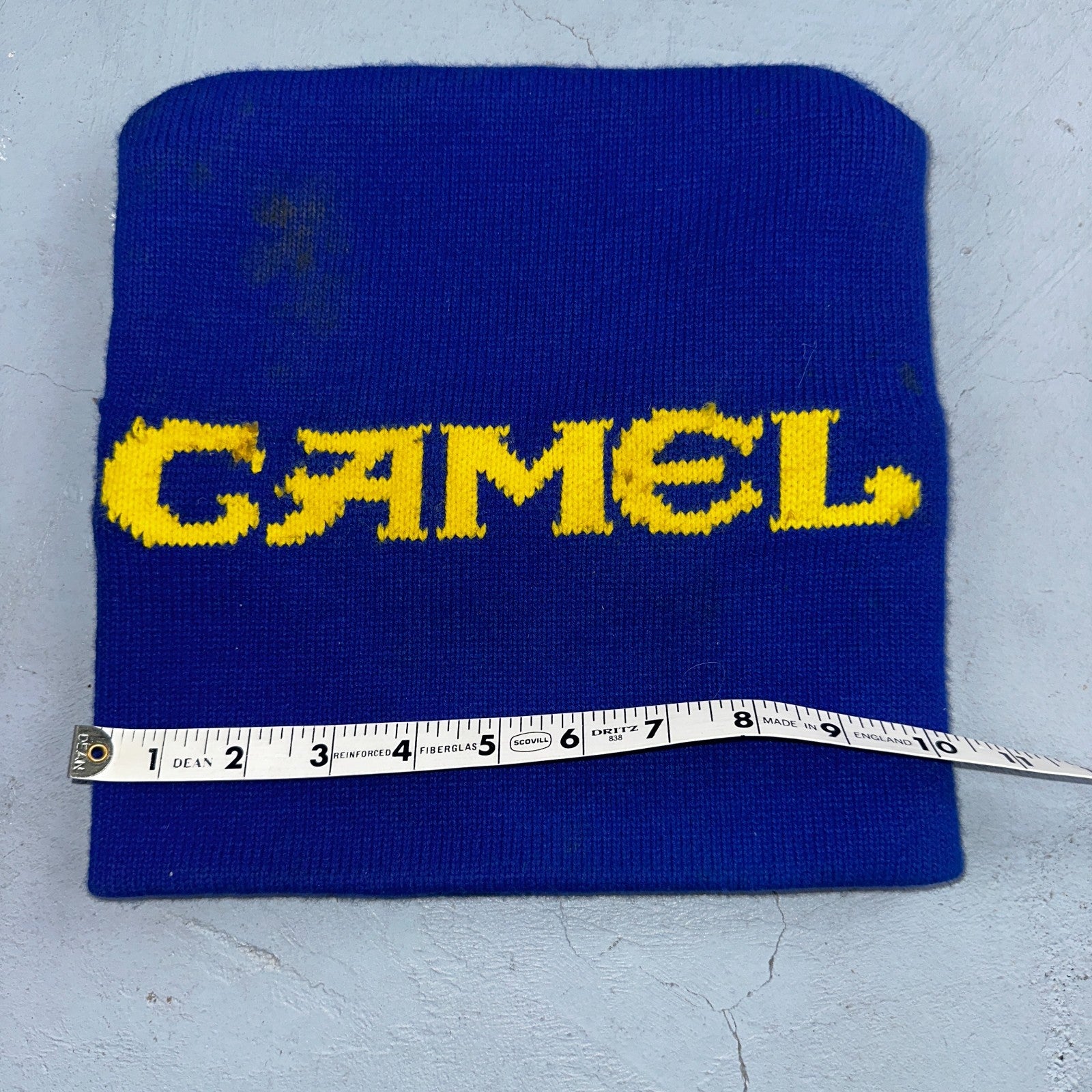 Vintage Camel Cigarettes Promo Beanie Knit Ski Hat Toque Cap Tobacco Cool 90s
